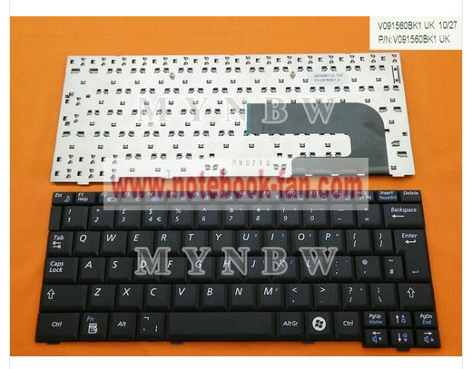 New Samsung N120 Keyboard UK Black - Click Image to Close